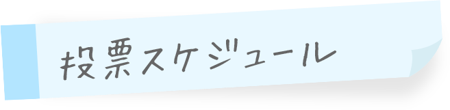 投票スケジュール